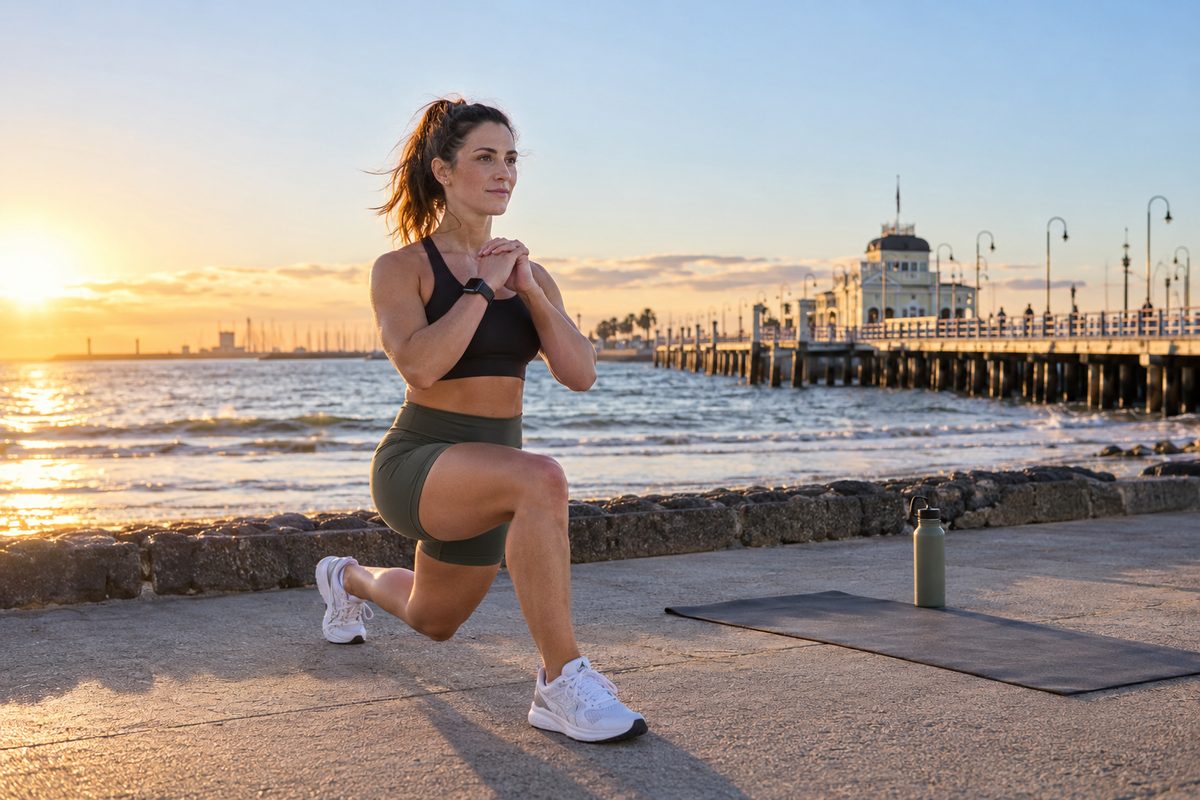 where to exercise outdoors in st kilda:and how to structure your workout